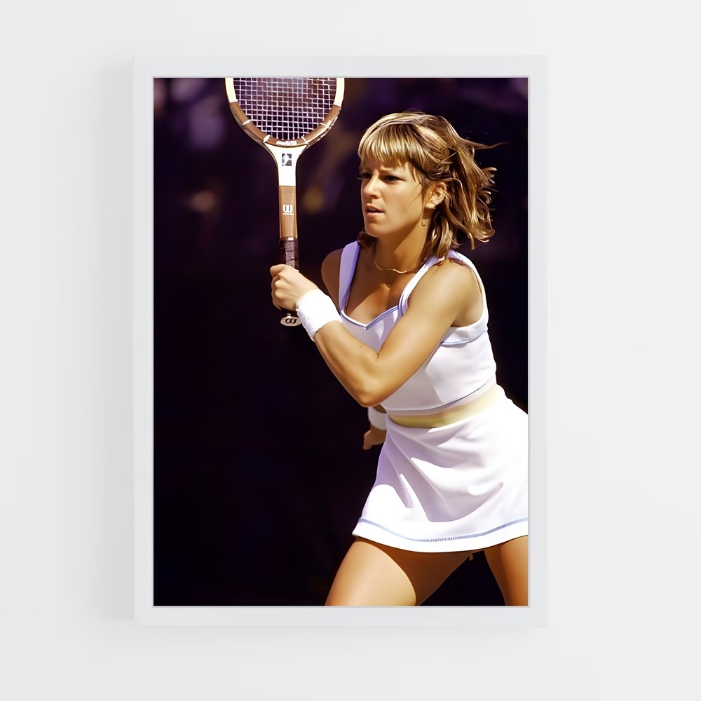 Poster Chris evert – affiche Tennis (vue 3)
